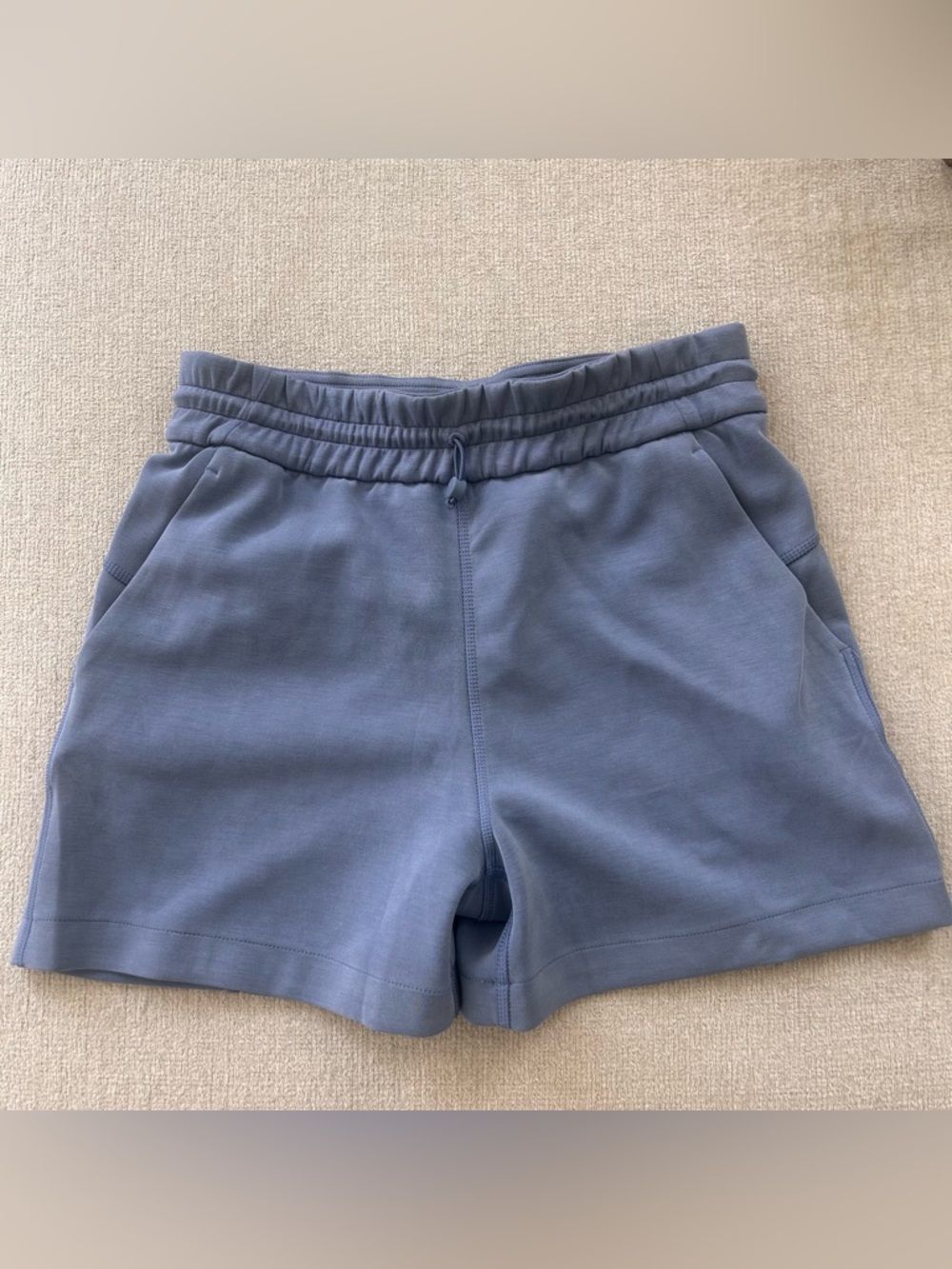 lululemon athletica Relaxed Drawstring Athletic Shorts in Dusty Blue